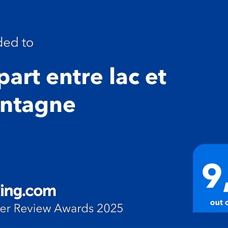 Appart Entre Lac Et Montagne Saint-Jean-de-Sixt Exterior foto